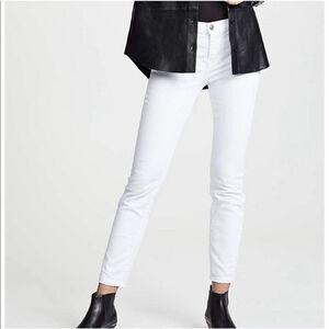 Current/Elliott The Stiletto White Jeans size 0-24